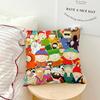 Cartoon S-South Cute P-ParkS cushion cover Pillow Case Pillowcase Soft Skin Friendly & Comfortable with a Hidden Zipper