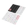 Piano Keyboard Stickers for 88/61/54/49 Key Self Adhesive Removable Piano Keyboard Letters for Begin