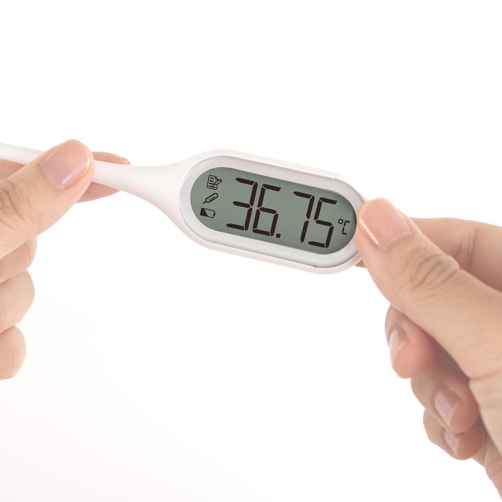 Maxell Electronic Underarm Fast Measurement 8 Predictive and Actual Temperature Large Screen MXHT-TM50 Thermometer, Type, (approx. seconds),