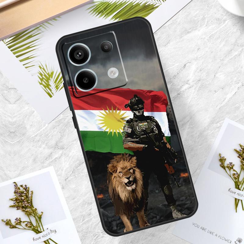 Kurdistan Flag Case For Redmi Note 12 9 10 11 13 Pro Plus 9S 10S 11S 12S Cover For Redmi 12 10C 12C 13C