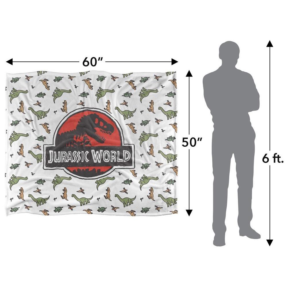 Jurassic World Sketch Blanket