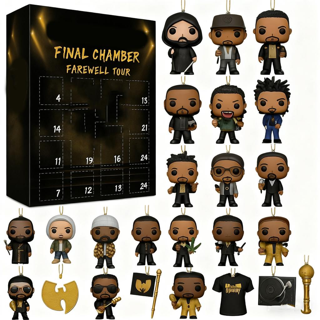 2D Ebene+Flugzeug Box +24 Stück+ Clan Hip-Hop Advent Weihnachts-Countdown Box Kalender