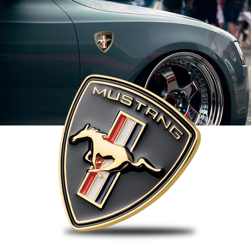 clfizj1 Metal Logo Car Front Window Body Stickers For Ford Mustang Focus Mk2 Mk3 GT500 Ranger Focus Kuga Fusion Esco Mondeo mk5 mk7 mk3