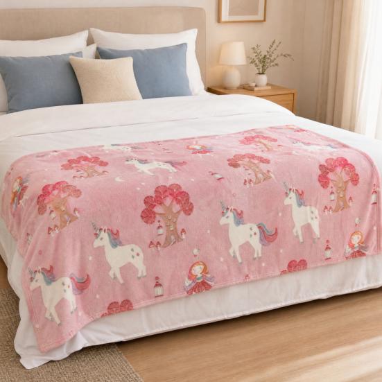 Manta para Siesta, Manta de Franela Gruesa de Doble Cara, Ligera con Tejido Antiestático, Manta Decorativa No Propensa a Encogerse para Todas las Estaciones