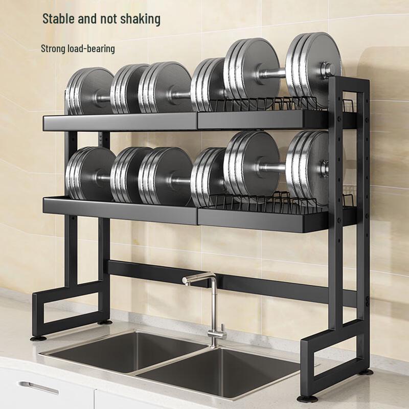 Bieying Telescopic Double-Layer Dish Rack