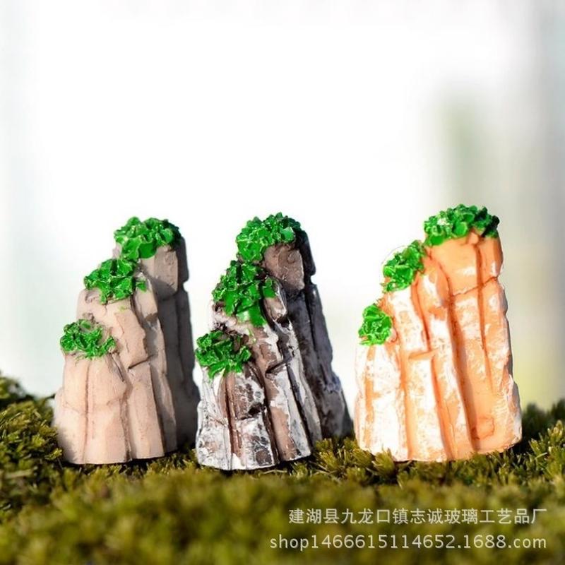 3pcs Micro Landscape Bryophyte Bottle Mini Rockery Multi Meat Ecological Bottle Potted