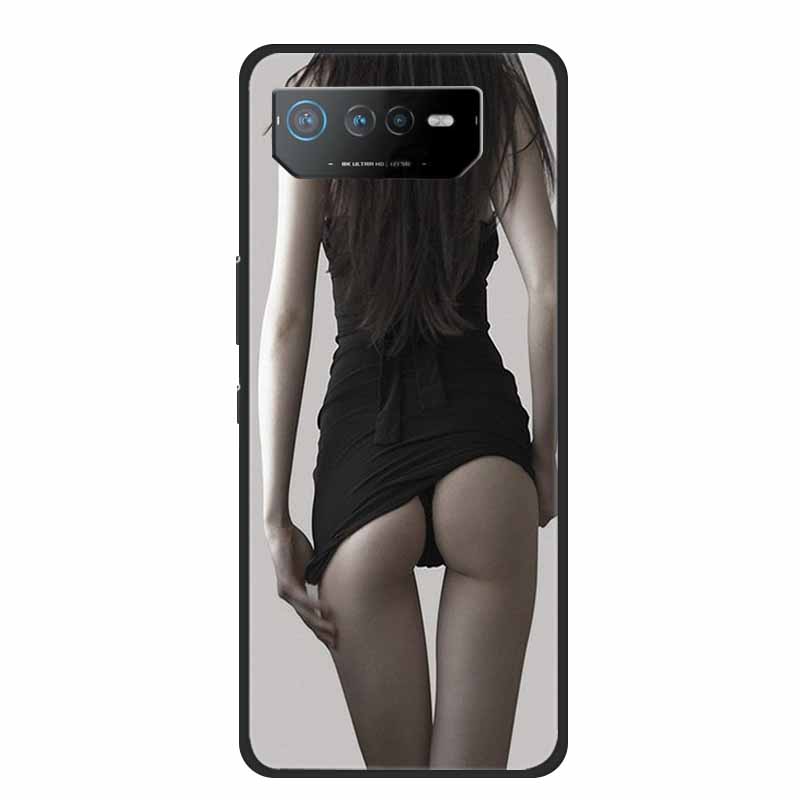 Phone Case For Asus ROG Phone 6D Ultimate Back Cover Case Black TPU Silicone Soft Coque For Asus ROG Phone 6 Pro Case Phone6 Pro