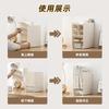 Student Book Stand with Drawer Desktop Bookshelf, Desktop Book Storage Rack