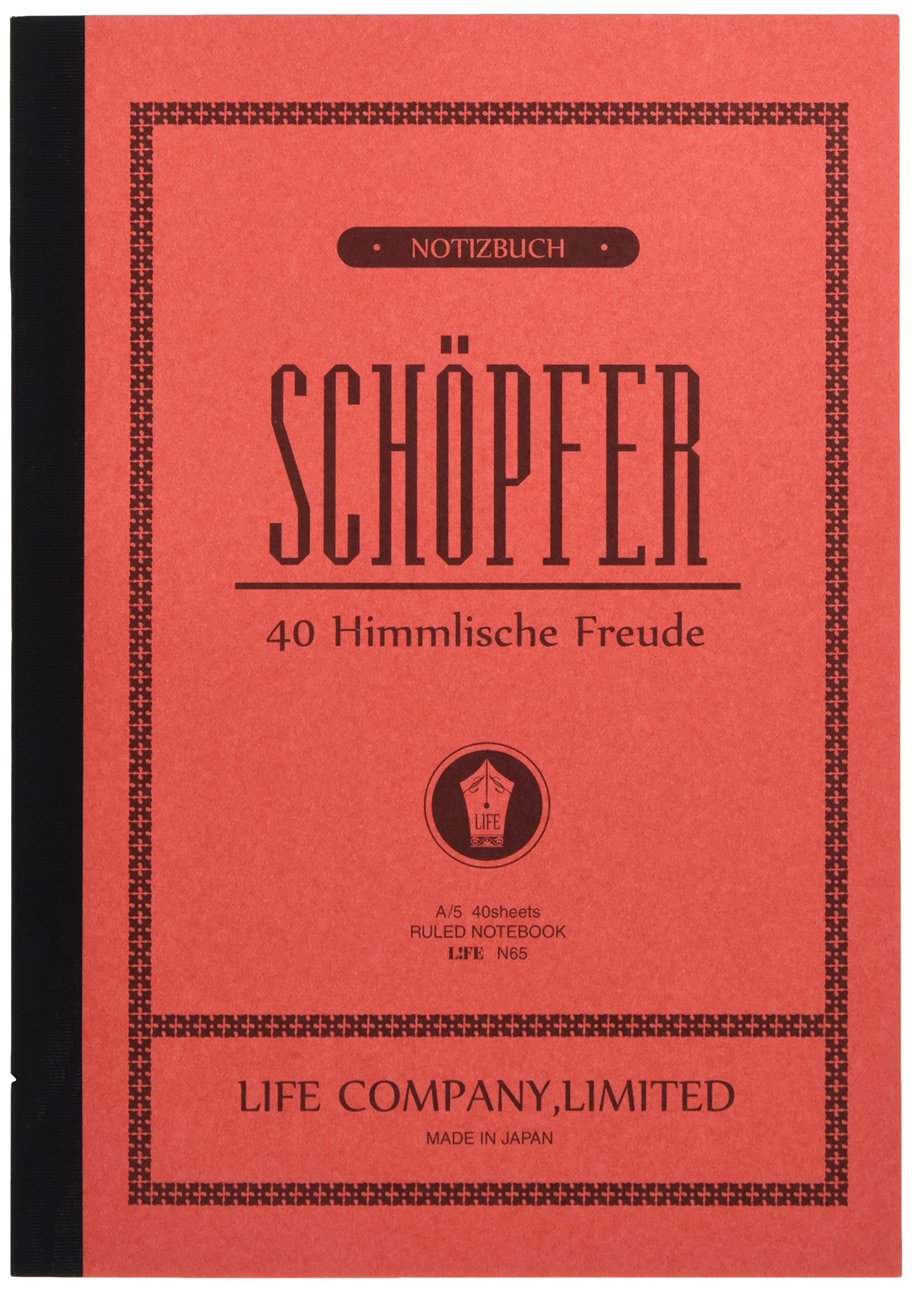 Life Notebook Schepfer A5 Horizontal Ruled N65 of (Set 2)