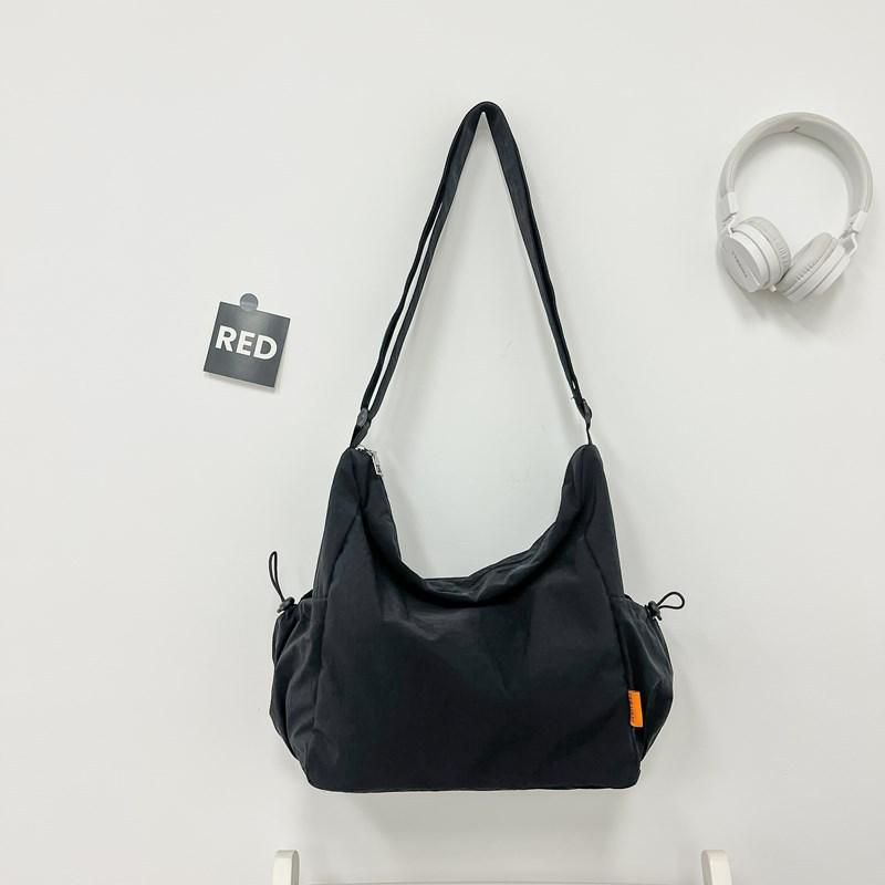 Вместительная ретро нейлоновая сумка женская осенняя модная на плечо, сумка-мессенджер, модная повседневная простая парная мужская тканевая сумка