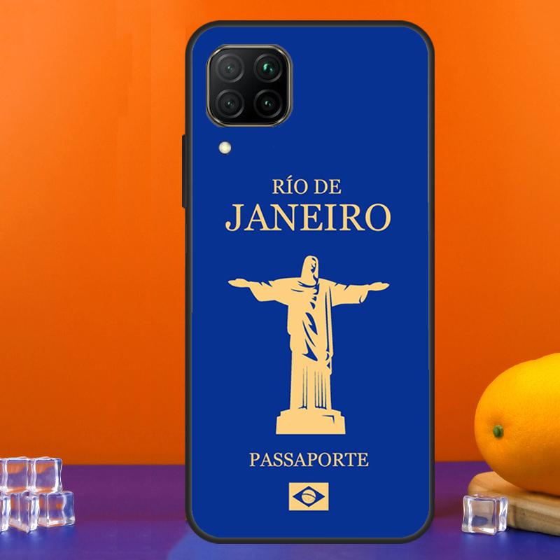 Brazil Passport For Huawei Nova Y90 Y91 Y60 Y70 Y72 Y61 9 10 SE 12i 12s 11i 5T P60 Pro P20 P30 P40 Lite Case