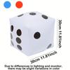 30cm Giant Inflatable Dice Lightweight Pool Party Games Outdoor Activities Fun Summer Beach Water Play Durable Cube JXB