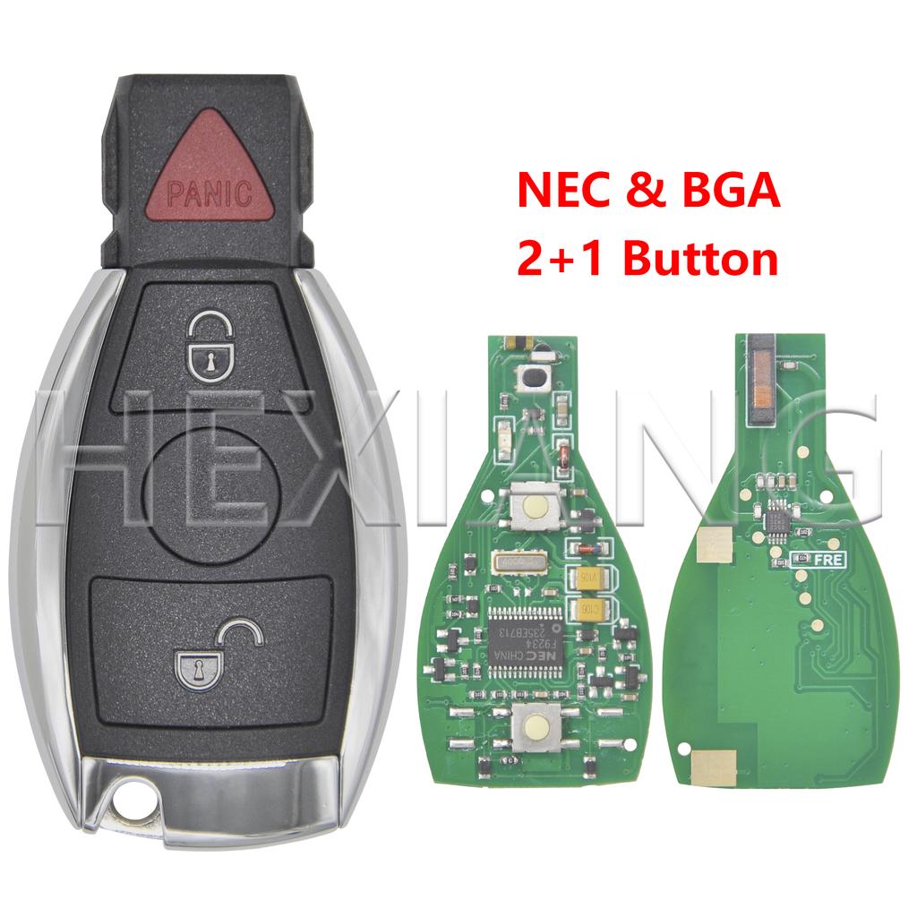 HE BGA Type Sopport BGA&NEC Universal 315/433MHz Variable Frequency Fob Car Remote Key For Mercedes Benz A C E S Class W203 W212