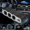 Car Charger Extender 3 Way Triple Car Cigarette Lighter Splitter Car Power DC Outlet Adapter USB Charging Ports Adapter Splitter