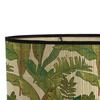 Bamboo E27 Lamp Shade with Leaves Pattern Accessory 11.8x7.8inch Farmhouse Cover for Bedrooms