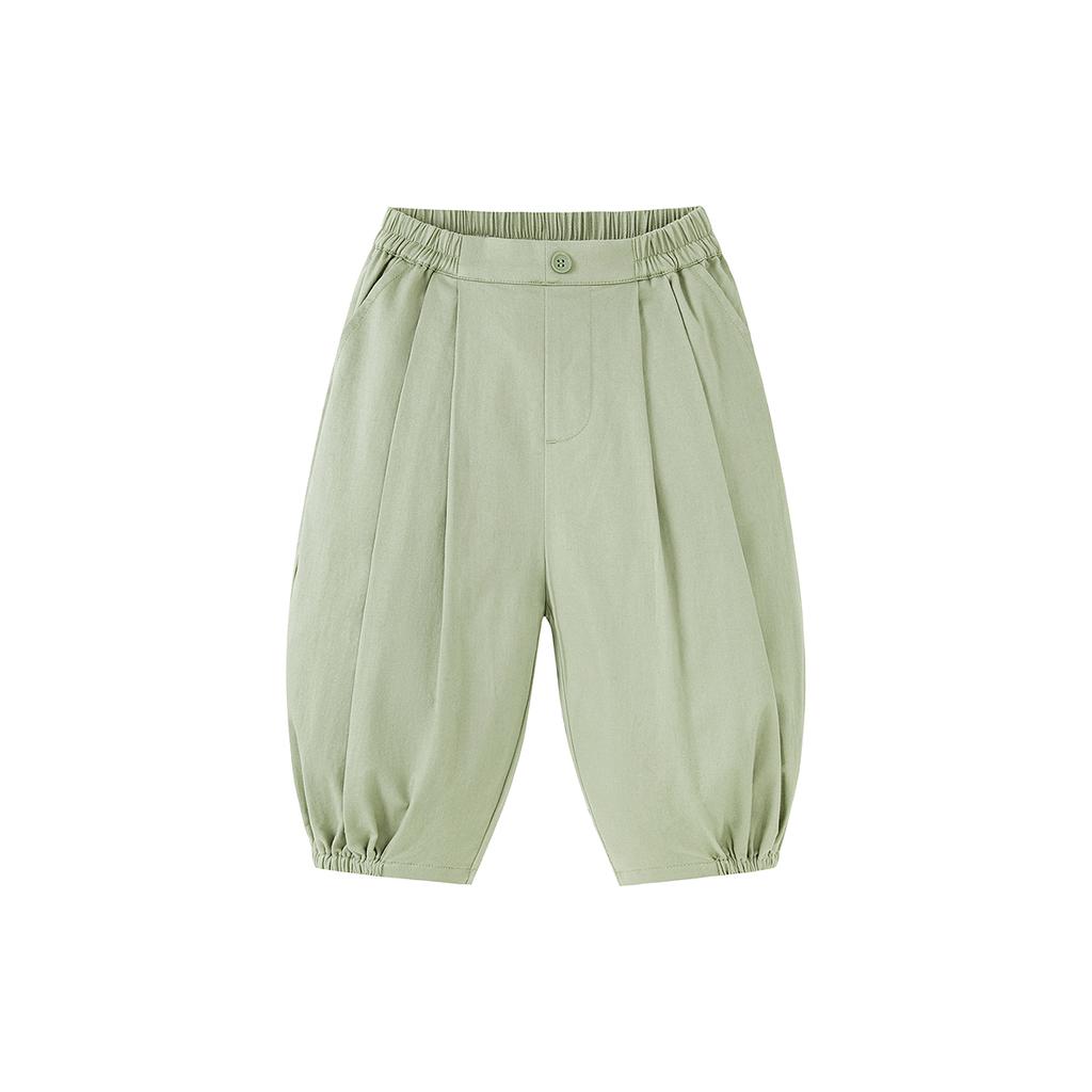 Mini Bala Girls' Baby Pants 2026 Spring New Product: Skin friendly, Non deformable Bubble Pants