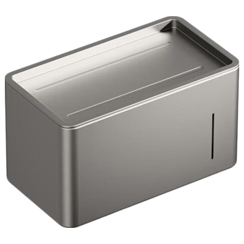 

Rongshida Wall-Mounted Bathroom Tissue Box with Storage Shelf