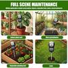 Portable 7-in-1 Soil Moisture Meter, Dual Display Plant Tester with 90° Adjustable Head, Measures Moisture/pH/Fertility/Light/Soil & Air Temp/Humidity