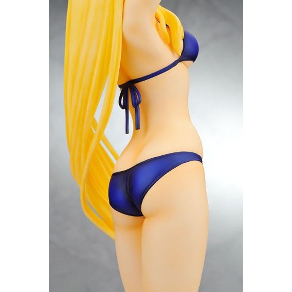 Good Smile Company Nanoha StrikerS Fate T. Harlaown Swimsuit Ver. 1/4 Scale PVC Painted Complete Figure