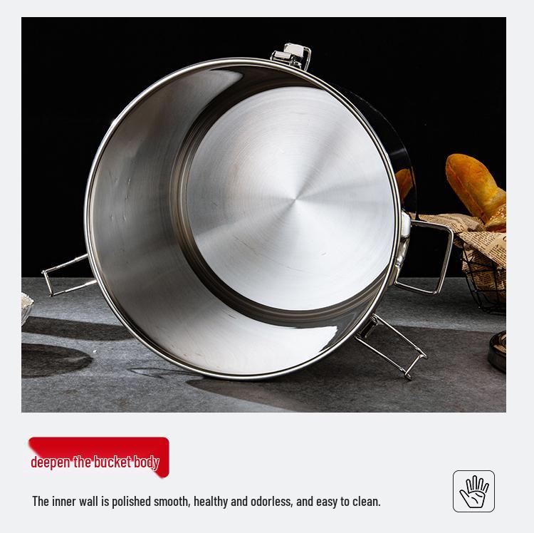 Barril Sellado Multiusos de Acero Inoxidable 304 para Almacenamiento de Vino, Té, Leche, Fermentación, Aceite o Arroz