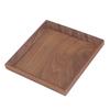 Black Walnut Tray Simple Fashion Serving Tray Serve Tea Fruit Cheese Wine Or Meals Small Square
