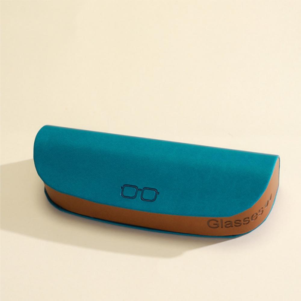 Pu Leather Glasses Case Handmade Myopia Glasses Box Sunglasses Holder Portable Glasses Box For Daily Carry