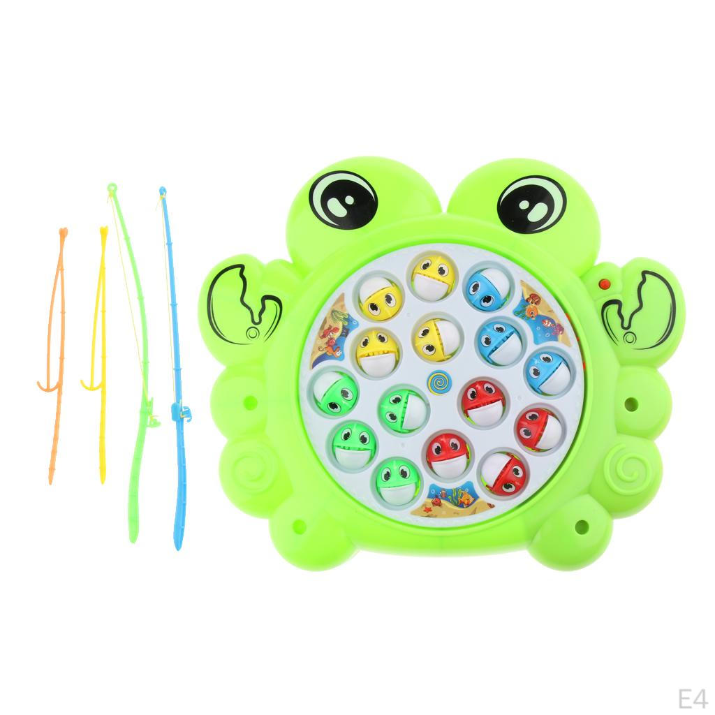 Fishing Toy Set Kids Electric Rotating Game