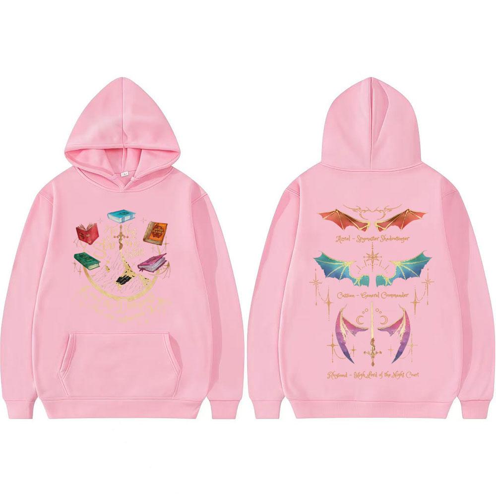 Limited The Bat Boys Double Sided Graphic Hoodie Men's Clothing Harajuku Vintage Street Hoodies Unisex Oversized Sweatshirt Tops