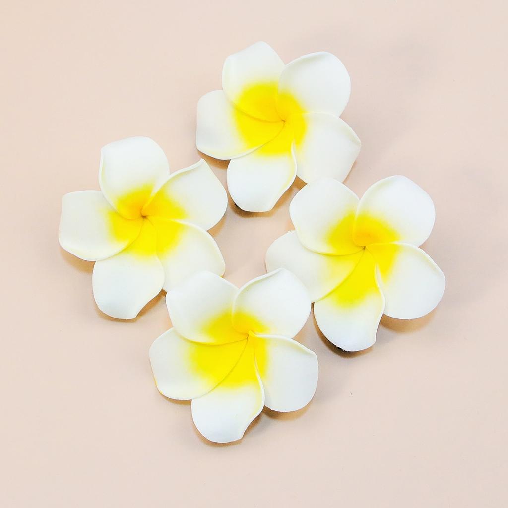 4PCS Egg Flower Acrylic Hairclips Women Girls Sweet Side Bangs Clip Hair Clips Barrettes Hairpins Ponytail Hair Accessories