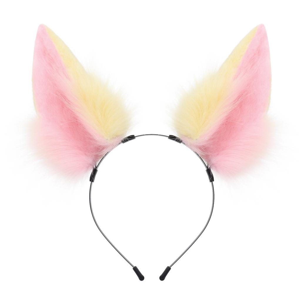 Plush Accessories Cat Ear Headgear Cosplay Hair Accessories Handmade Simulation Animal Ear Headband