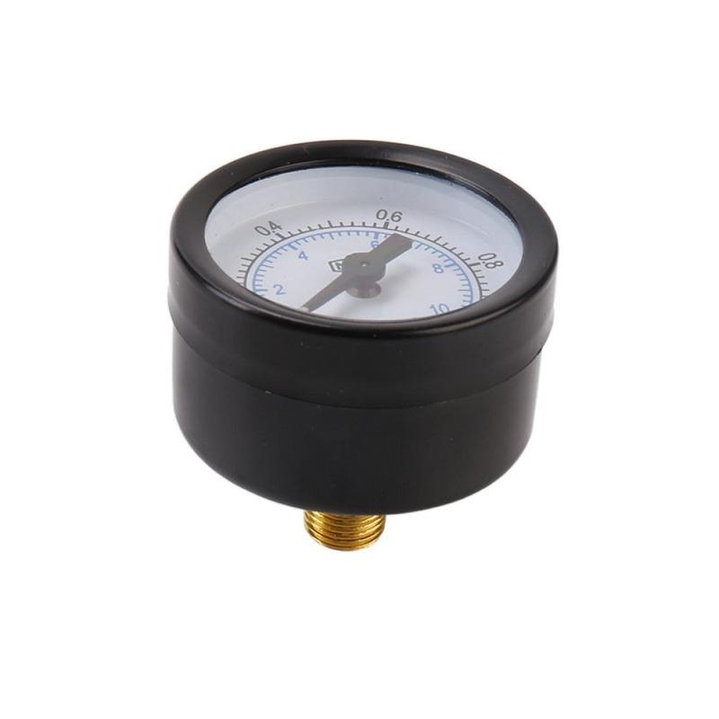 Y40 Mini Low Pressure Gauge Back Mount 1/8" Thread Pressure Gauge 0-1Mpa Shatter-proof Pressure Gauge for Fuel Air Oil Water