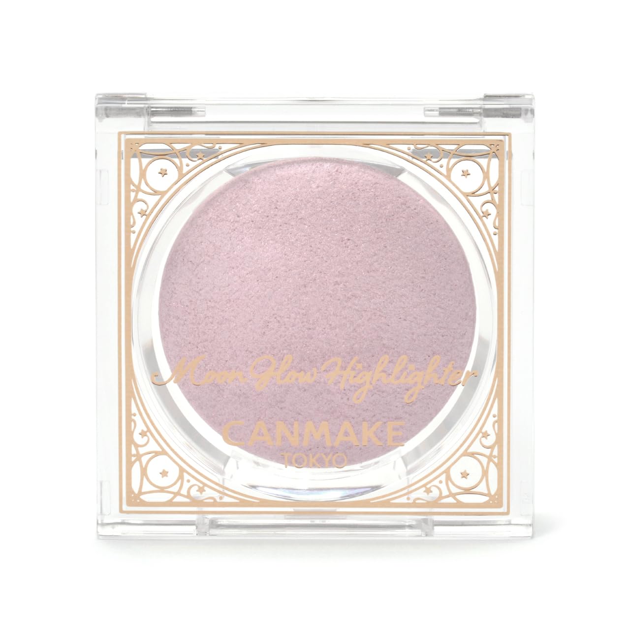 Хайлайтер Canmake Moonglow 03 Moonglow Lilac Хайлайтер Запеченная формула Элегантный блеск Лиловый розовый 3.7 г