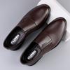 Mode Echtes Leder Herrenschuhe Luxusmarke 2024 Klassische Slipper Formelle Loafer Herren Mokassins Italienische Herren Fahrschuhe Retro Weich