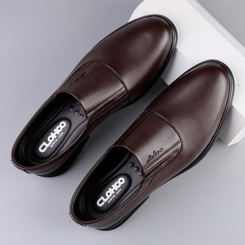 Fashion Genuine Leather Men Shoes Luxury Brand 2024 Classic Slip on Formal Loafers Men Moccasins Italian  Male Driving Shoes Retro Soft