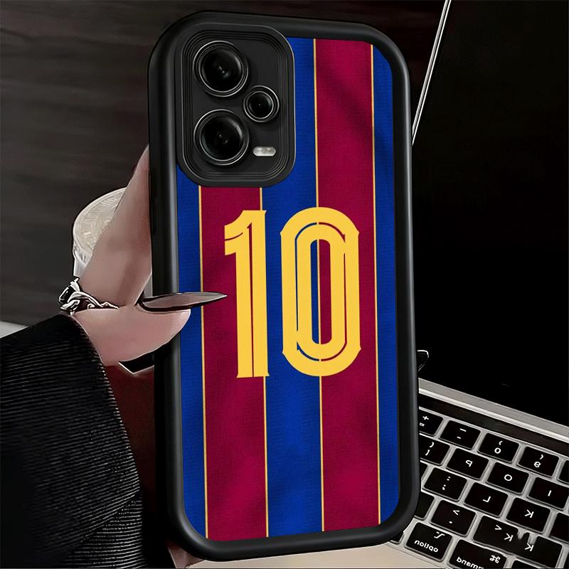 Phone Case for Xiaomi Redmi Note 15 14 13 Pro Plus FootBall Number 7 10 19 Shell 12S 11 11S 11T 5G 14S Soft Silicone Funda