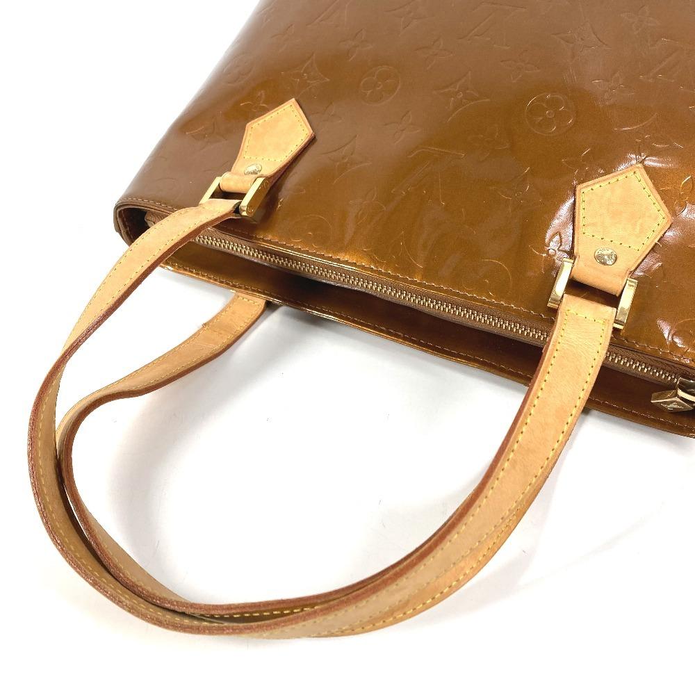 Louis Vuitton M91122 Bolsa de Ombro Tote MonogramVernis Houston Marrom Bronze