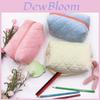 Heart Shape Plush Makeup Bag With Large Capacity For Students And Travel Storage
