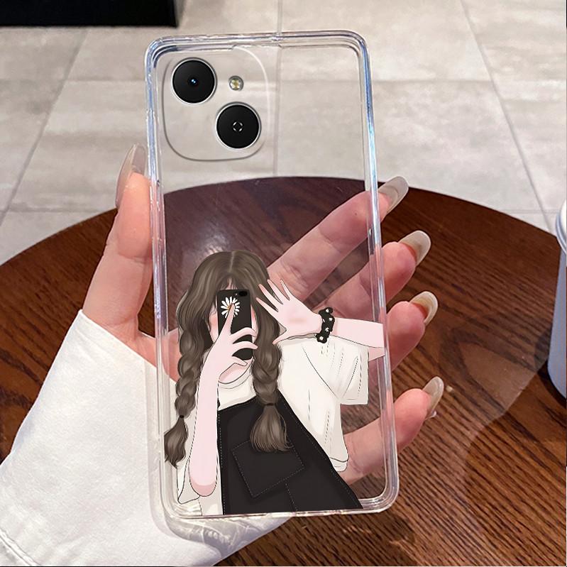 For Tecno Spark 40C Phone Case Techno Spark 40C Cover Silicone Luxury Cute Love Rabbit Funny Cool Painted Clear Soft TPU Casing