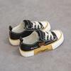 Bear Embroidery Children Canvas Shoes Boy Sneakers Girls Tennis Shoes Laceup Toddler Footwear Casual Kids Sports Shoes
