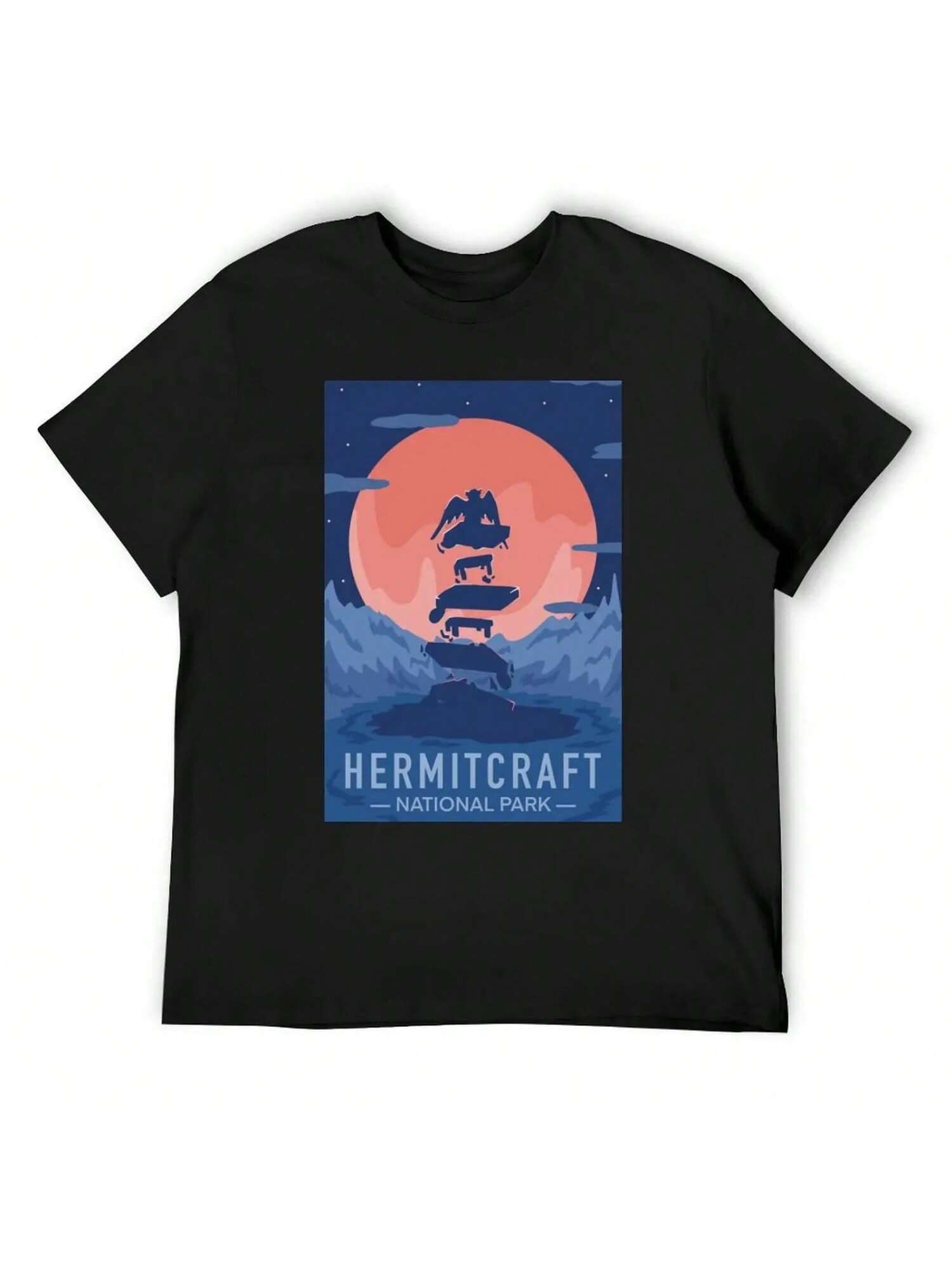 

Hermitcraft National Park - Grian T-Shirt Animal Prinfor Boys Boys Whites Man T Shirt Summer Top Mens Funny T Shirts XXXXXL