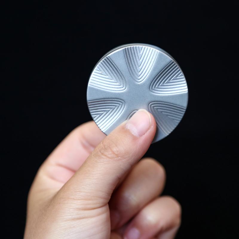 Magnetic Push Slider Finger Shape Fidget Slider Cool Adult EDC Metal Fidget Toy Hand Spinner Autism Sensory Toys for Adult Gifts