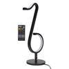 Musical Note Table Lamp Intelligent Control 180 Degree Rotation RGB Cool Desk Lamps for Living Room Bedroom Bedside