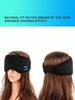 Wireless 5.3 Sleep Headphones: Wireless Music Eye Mask For Travel And Sleep - Battery Powered, Breathable, And Light Blocking