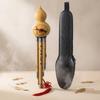 Hulusi with Storage Bag Three-Pipe Gourd Flute Chinese for Performance, Students
