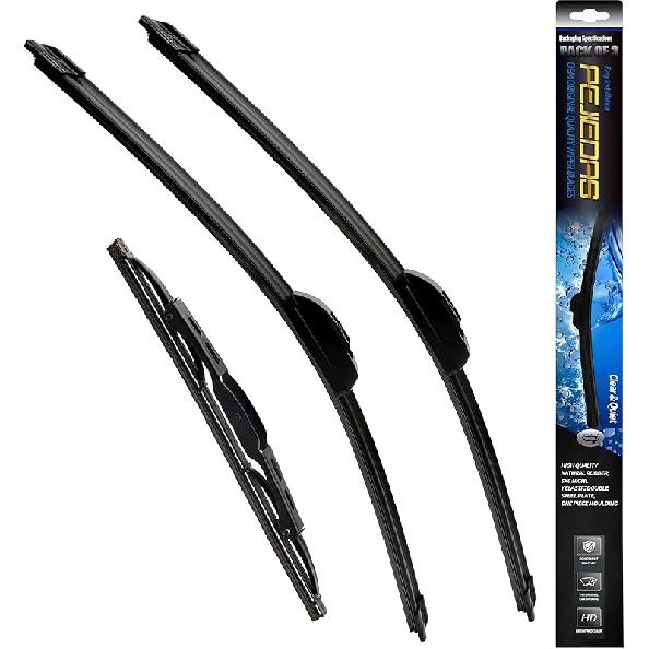 OEM Quality Front Wiper Blades, Replacement For 1995-2004 Toyota Tacoma/ 1984-2002 Toyota 4Runner, OE Original Style (17 Inch + 17 Inch Front Wiper