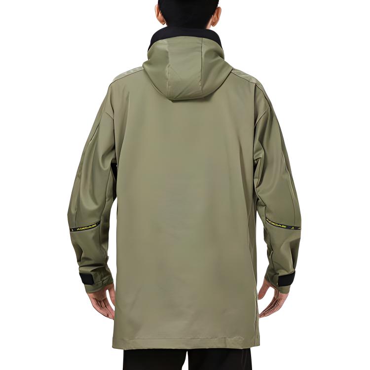 Adidas Jackets Men's Green Hooded Moderate Workwear H40229