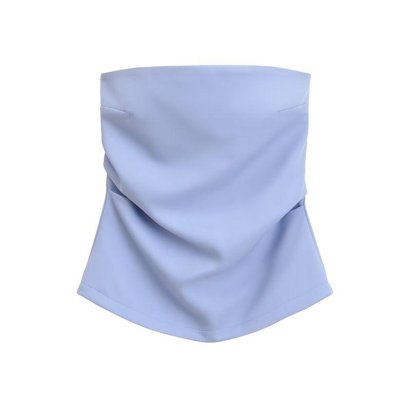 Kaslead New Arrival Women's Clothing Fashion Style Fashion All-Match Silm Multi-Color Tube Top Tops 3067089