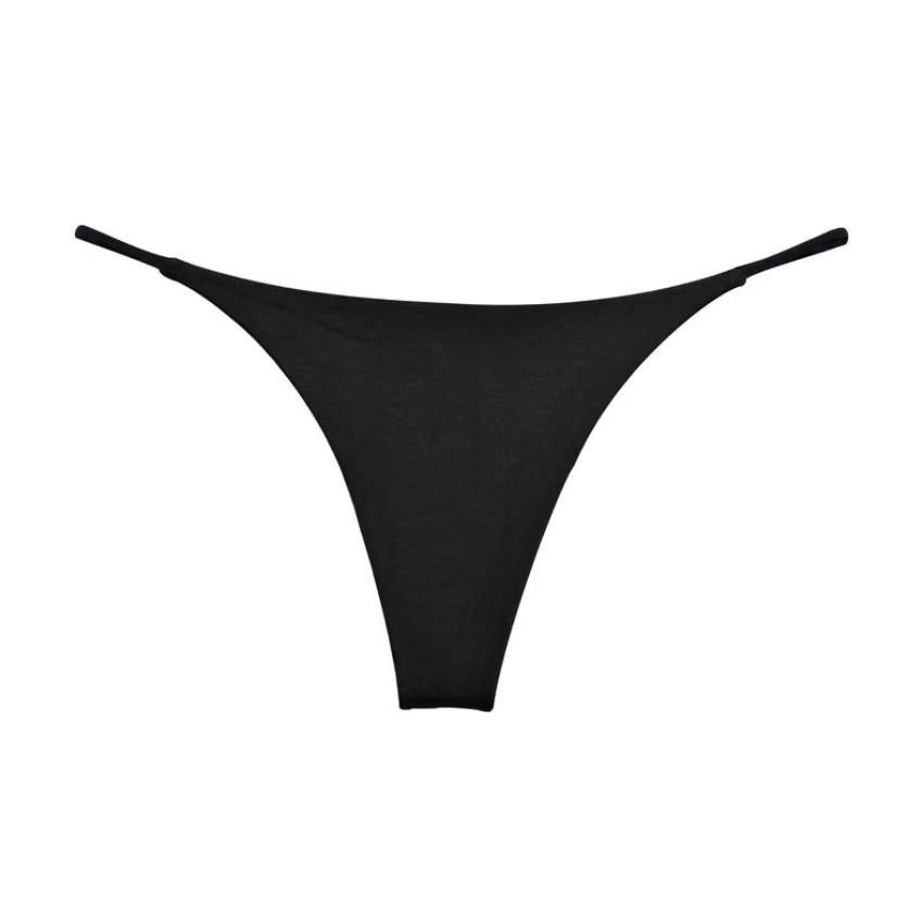 Calcinhas Fio Dental Femininas de Cintura Baixa Estampadas Leopardo Zebra Liso Sexy Micro T-back Lingerie Multicor Para Uso Diário na Praia