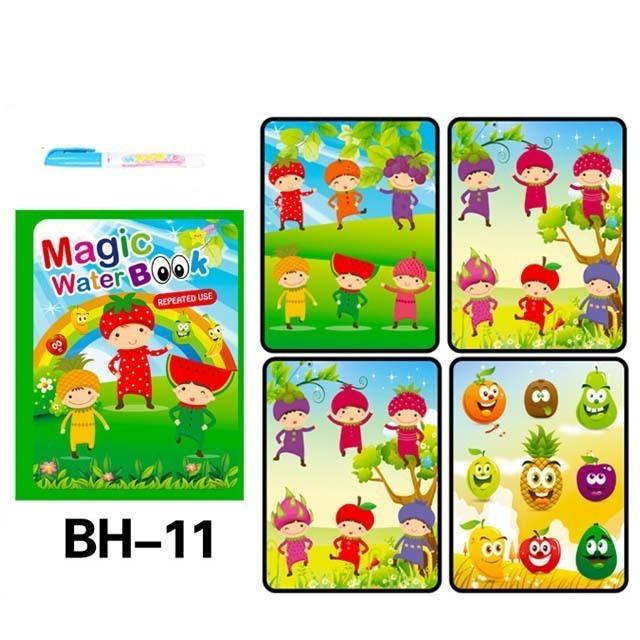 Children Painting Drawing Toys Reusable Coloring Book Magic Water Drawing Book Sensory Early Education Toys for Kids