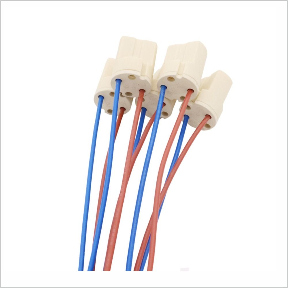 5pcs Light Accessories 110-220V Bulb Base Socket Adapter G9 Type Halogen G9 Lamp Base Lamp Holder
